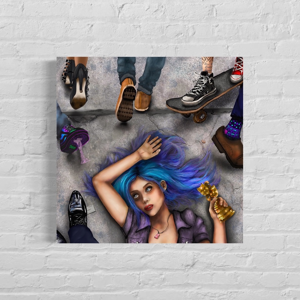Original artwork on canvas